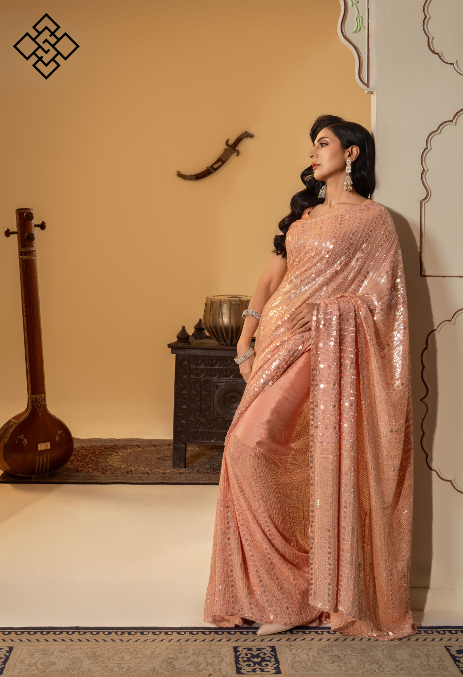 Radiance Sequin Saree
